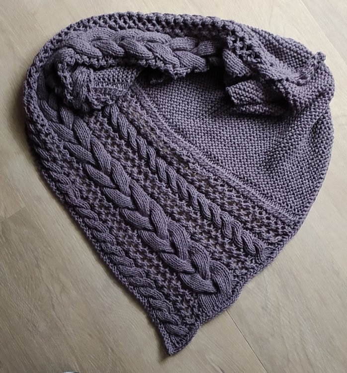 Knitting pattern shawl &quot;Cozy Winter&quot;