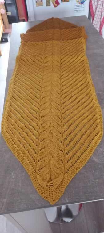 Knitting Pattern Stole Shawl &quot;Glowing Embers&quot;