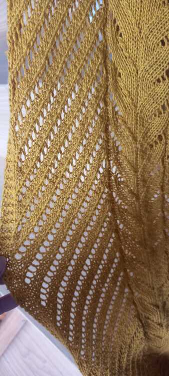 Knitting Pattern Stole Shawl &quot;Glowing Embers&quot;