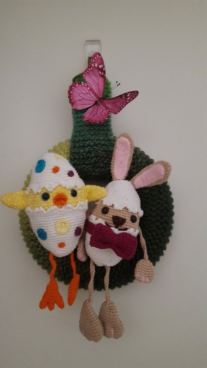 Egg, in another way! Bunny &amp; Chick - crochet pattern