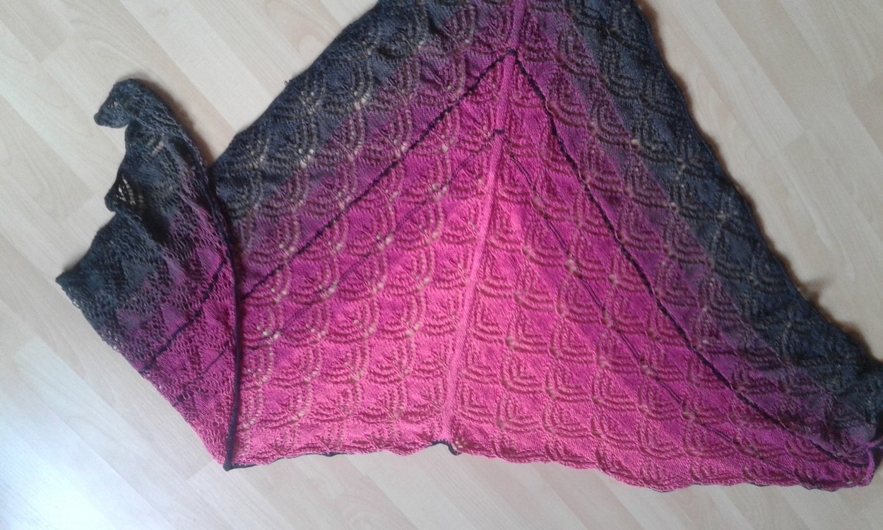 Strickanleitung für Dreieckstuch Juliette