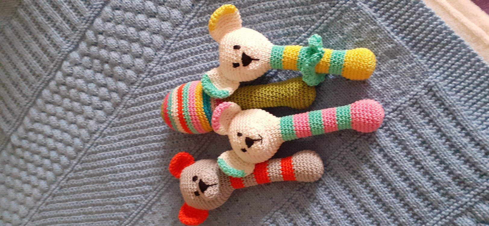 Crochet Pattern Stick Rattle &quot;Mathilda&quot;