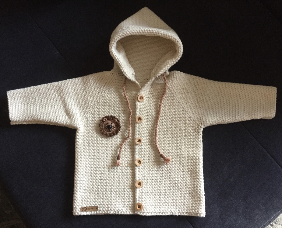 Baby- &amp; Kinderjacke &quot;Maus&quot;, (Raglan, Gr. 50-140)