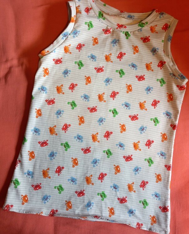 Kinder &amp; Baby Tank Top - Kindershirt - Babyshirt - Schnittmuster &amp; Nähanleitung