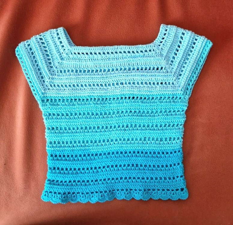 - ALICIA - Sommershirt/ Top/ Pullover, 3 Varianten RVO, alle Größen ab Größe 74 Kleinkind - 56 Damen, jedes Material auch Bobbel geeignet, tolles Stukturmuster