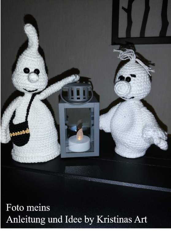 Häkelanleitung Gespenster Amigurumi - Mc Zipfel und Sir Shorty