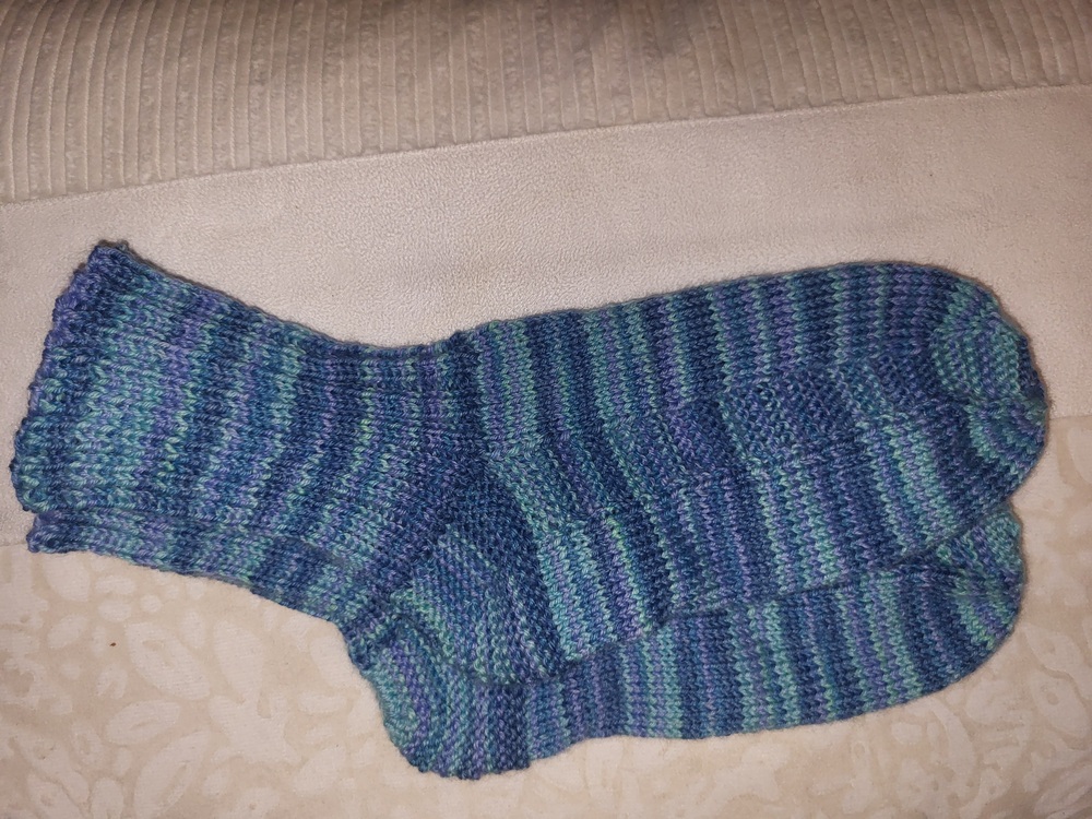 Strickanleitung - Socken ohne Ferse stricken - Gr. 36 - 41