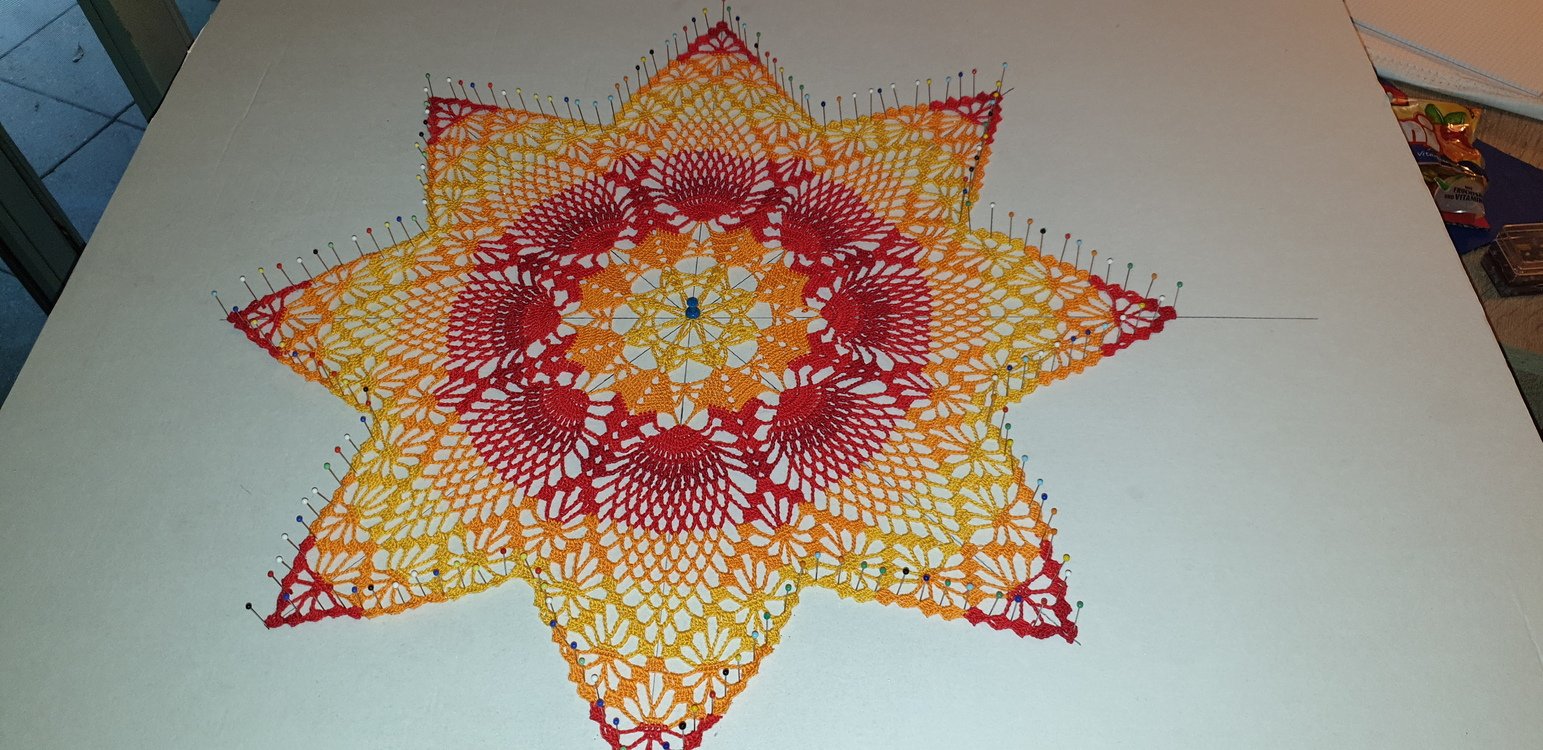 Häkelanleitung * Häkeldeckchen Doily Advent 2018 * Snowflake Pineapple Doily