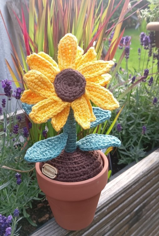 Crochet pattern Sunflower