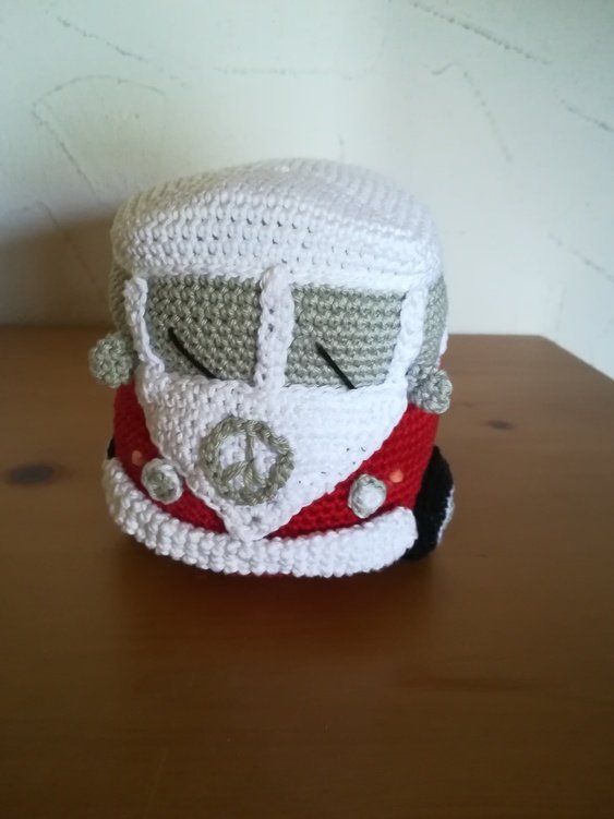 Amigurumi Classic Camper Van Bus PDF Crochet Pattern