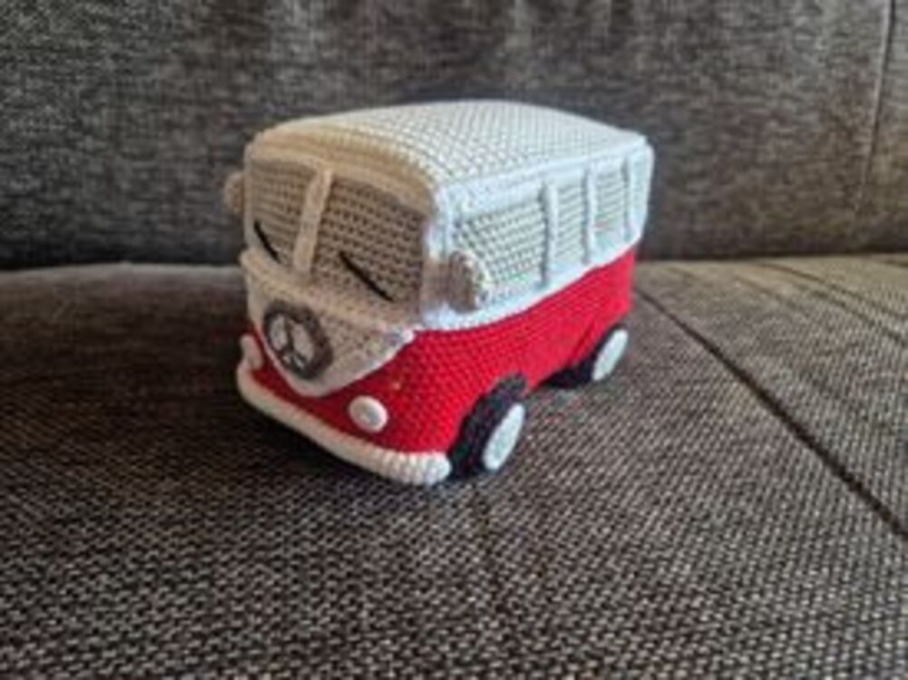 Bus Häkelanleitung Amigurumi Klassischen Kleinbus Bulli