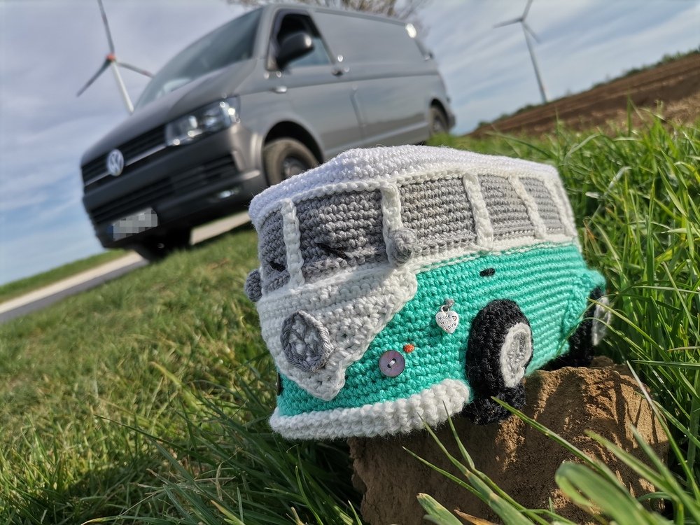 Bus Häkelanleitung Amigurumi Klassischen Kleinbus Bulli