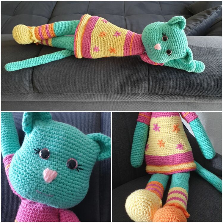 Häkelanleitung Amigurumi Katze