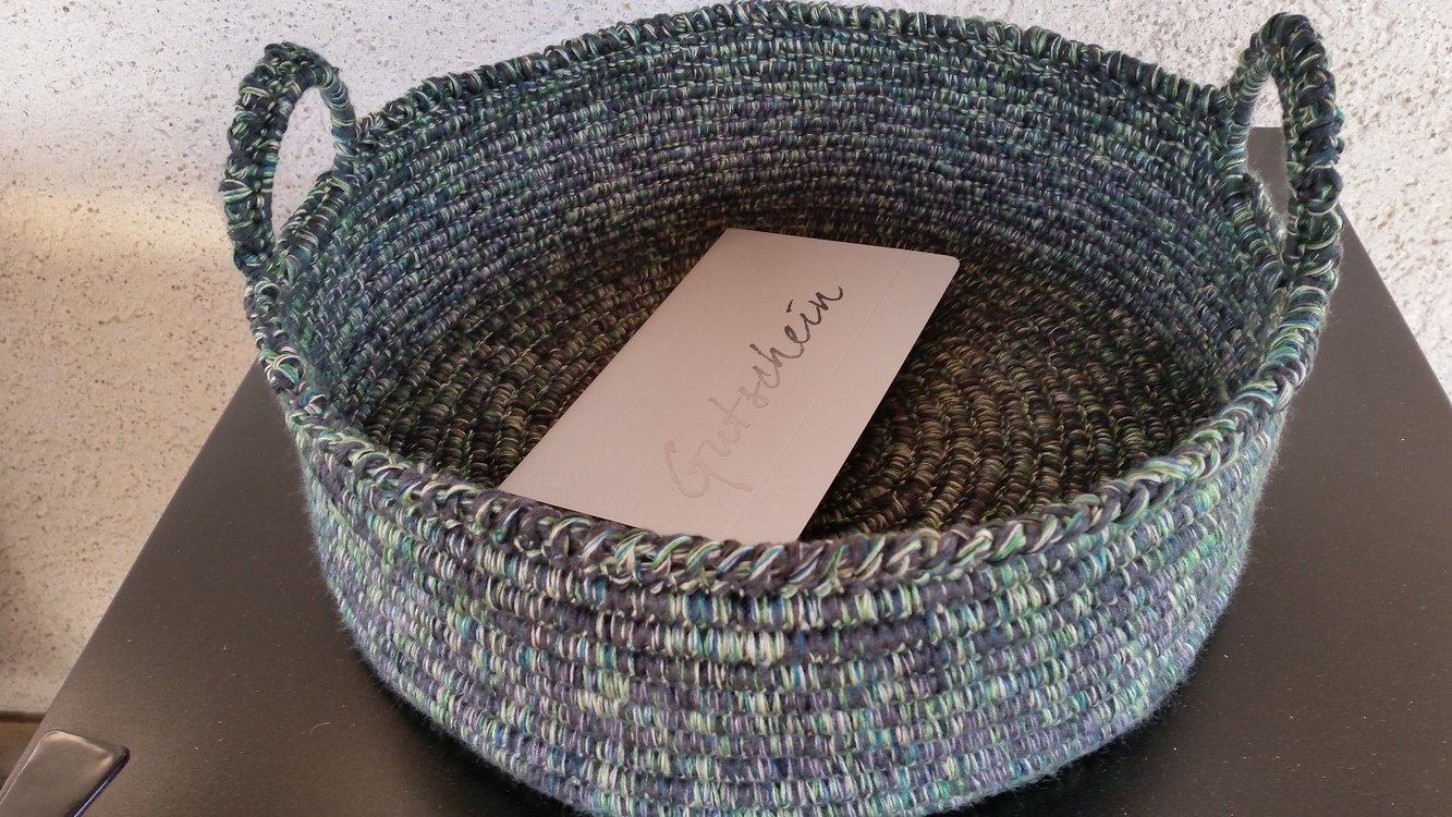 Crochet Pattern: Basket &#039;Rustico&#039;