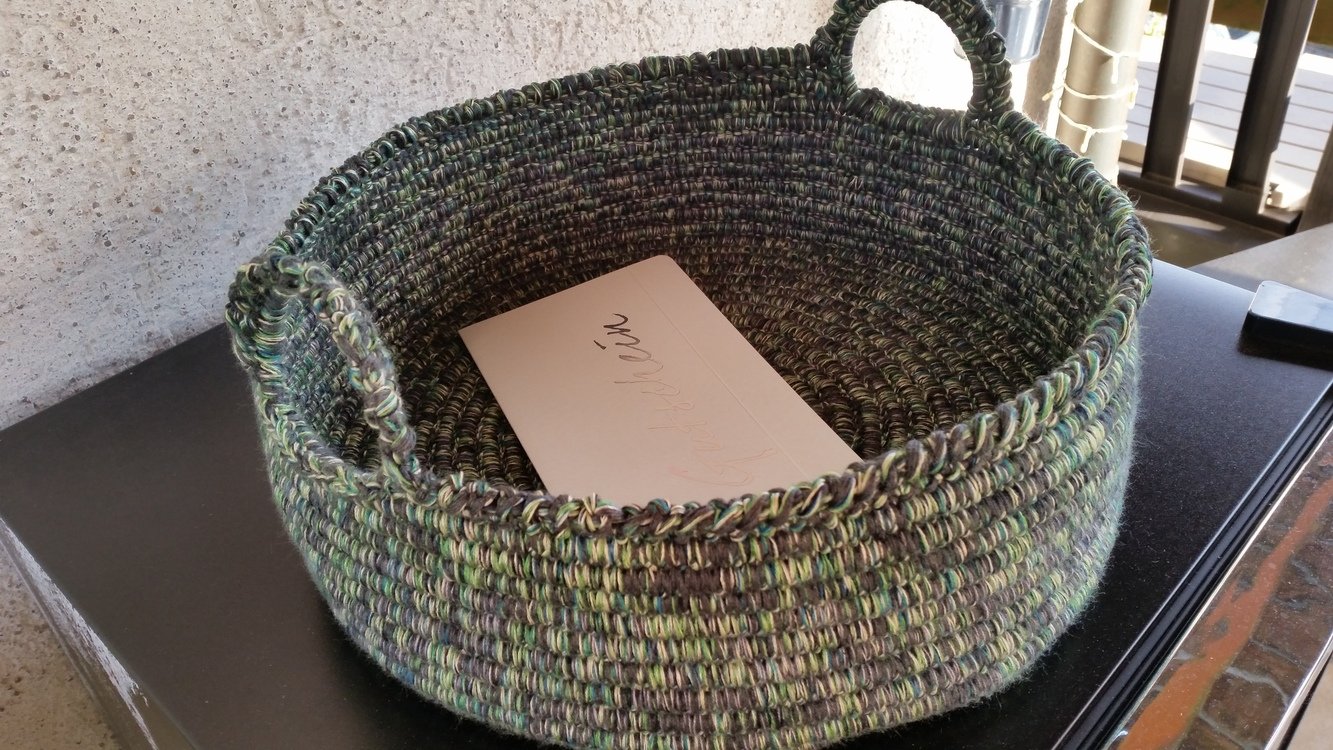 Crochet Pattern: Basket &#039;Rustico&#039;