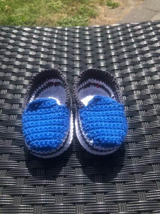 Babyschuhe - Van-Style - Häkeln - Anleitung