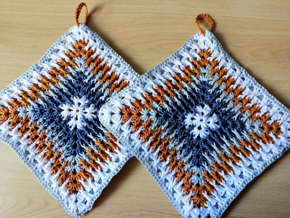 Mosaic Granny Topflappen - Mix