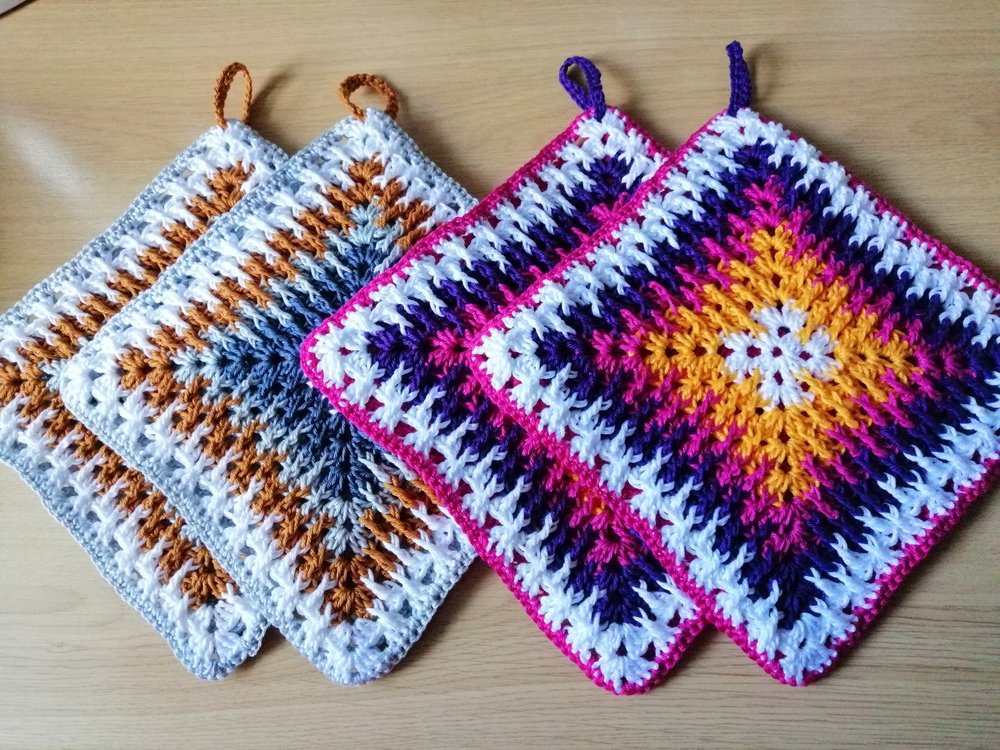 Mosaic Granny Topflappen - Mix