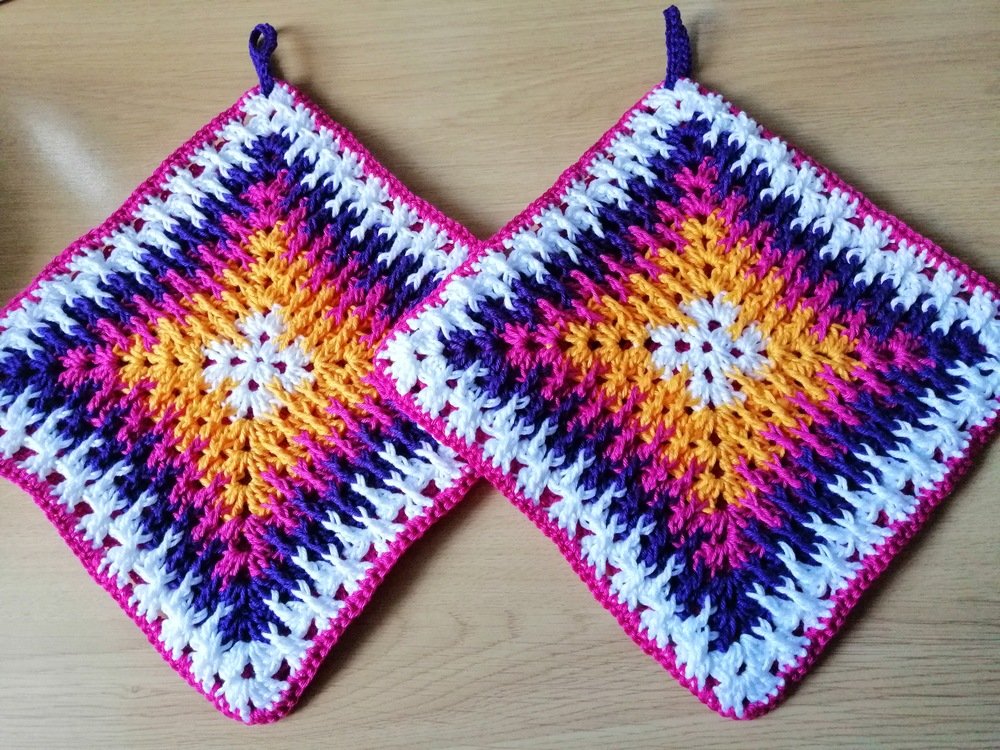 Mosaic Granny Topflappen - Mix