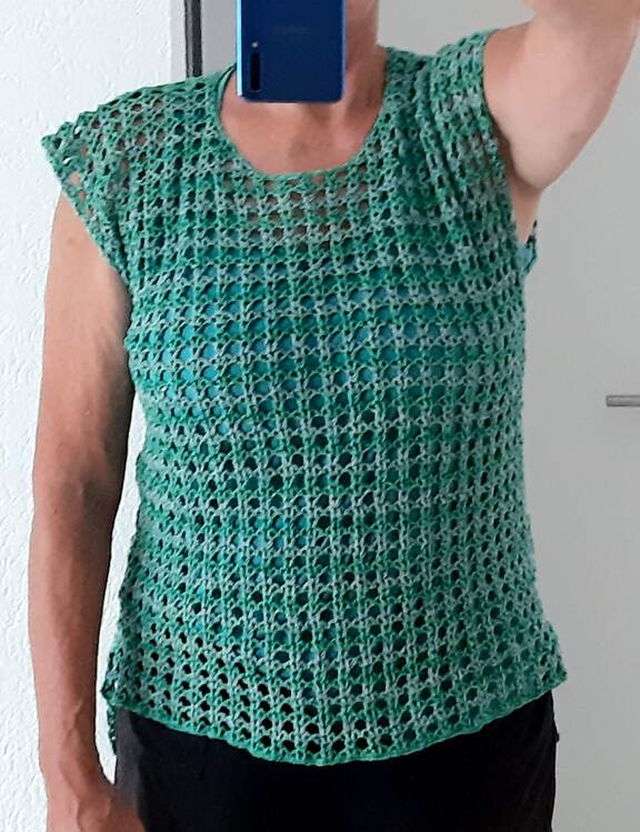 Mesh Shirt, Summer Top, Tunic „Mayla“ - Crochet Pattern