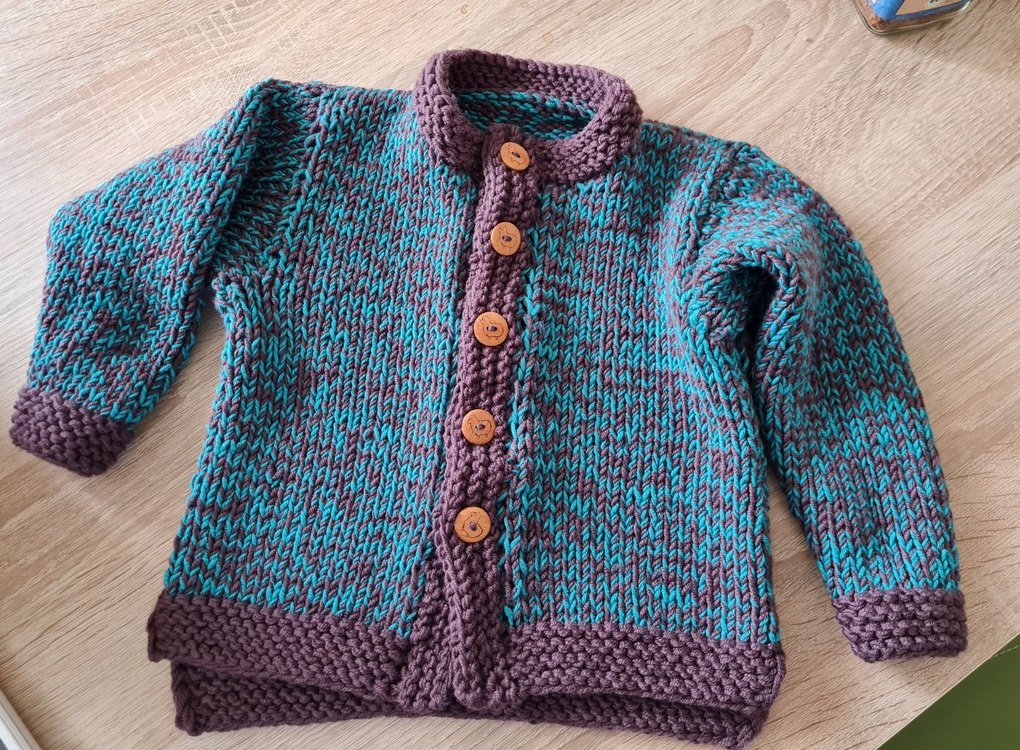 Strickanleitung Babyjacke Fin &amp; Finja in Größen 62 bis 96