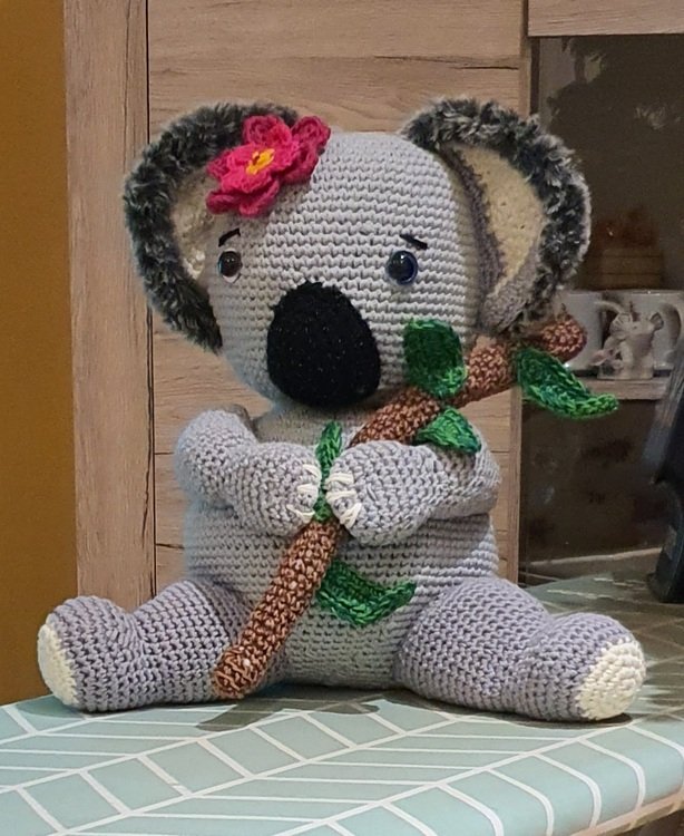 koala girl Candy - crochet pattern PDF