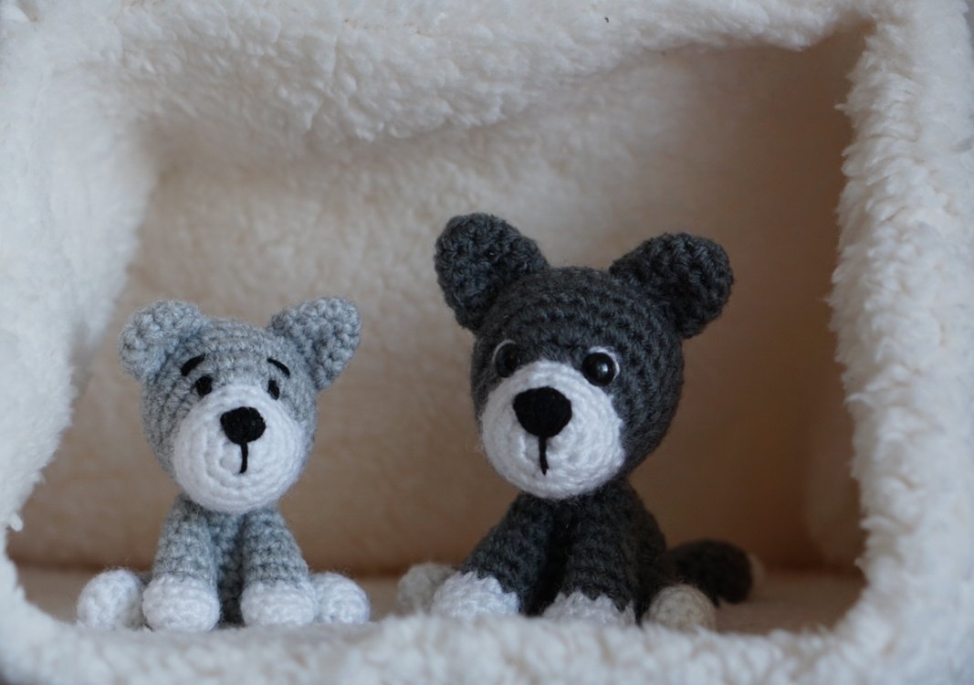 Wolf - Amigurumi Häkelanleitung