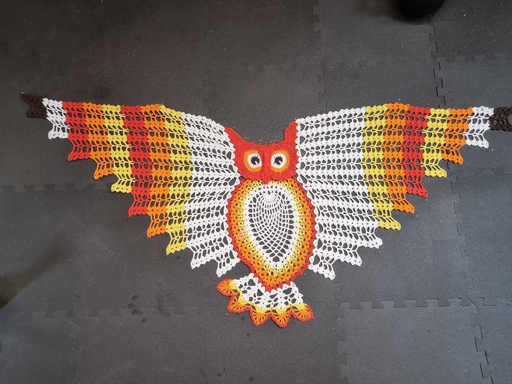 Petra Perle’s Owl Shawl HEDWIG