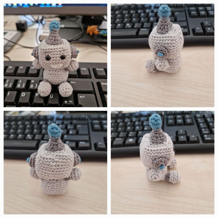 Amigurumi Mini Robot Crochet Pattern