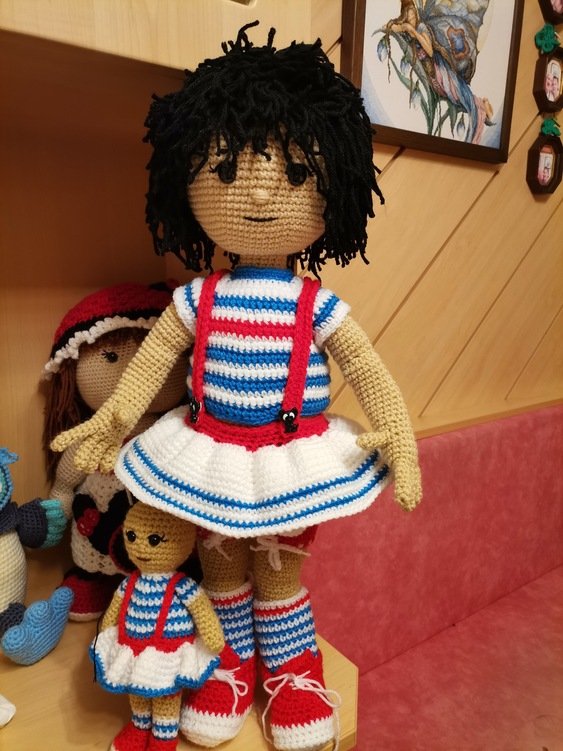 Häkelanleitung / Amigurumi / Outfit und Püppchen für Lotta - ohne Grundpuppe