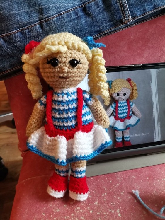 Häkelanleitung / Amigurumi / Outfit und Püppchen für Lotta - ohne Grundpuppe