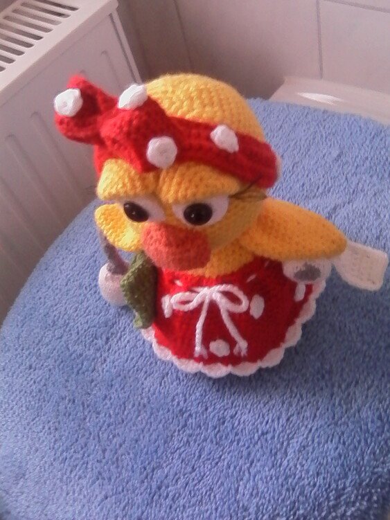 Crochet Pattern &quot;Elvira&quot; The Toilet Duck