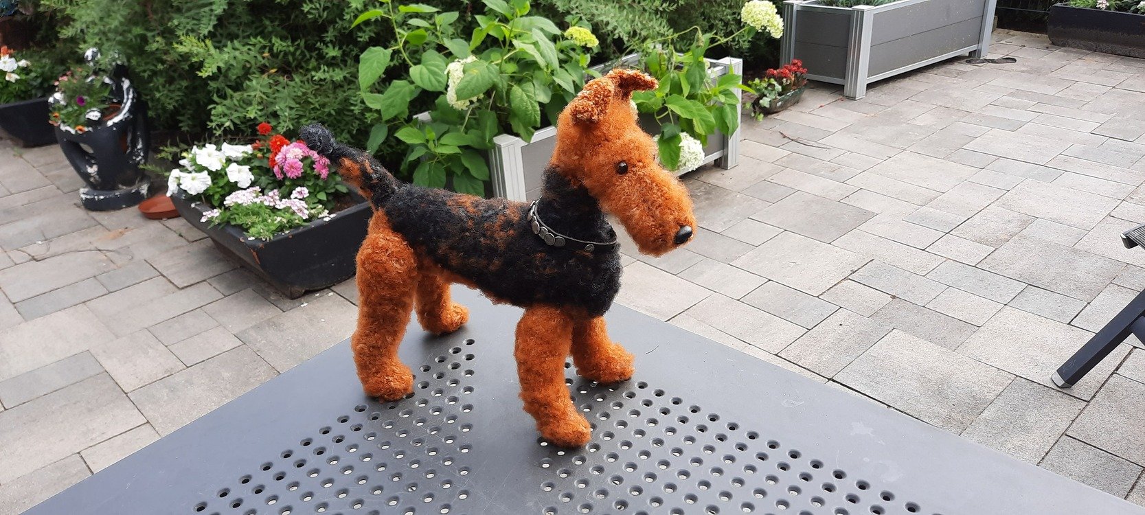 102NLY Welsh Terrier - Amigurumi Haakpatroon - PDF by Chirkova CP