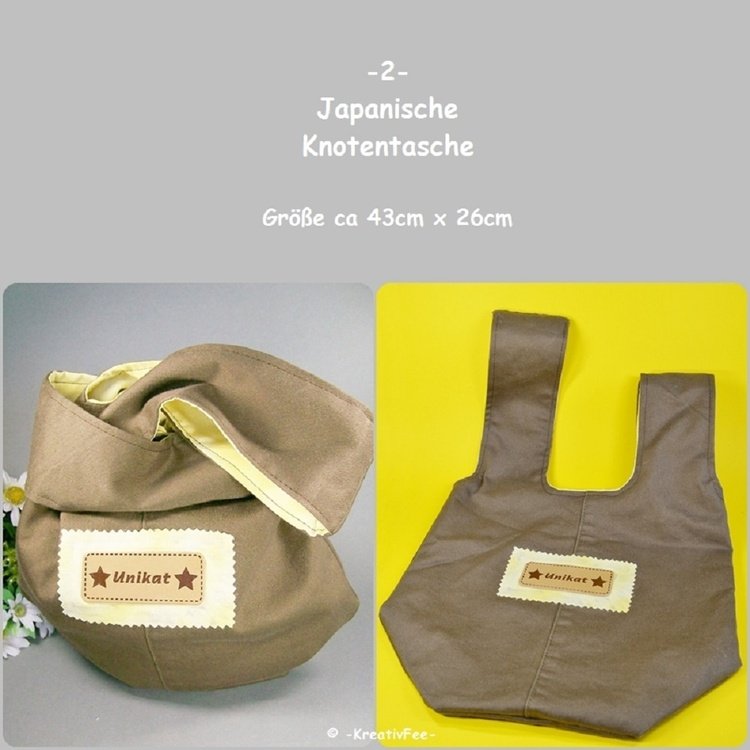 Knotentasche FQ - Strickzeugtasche