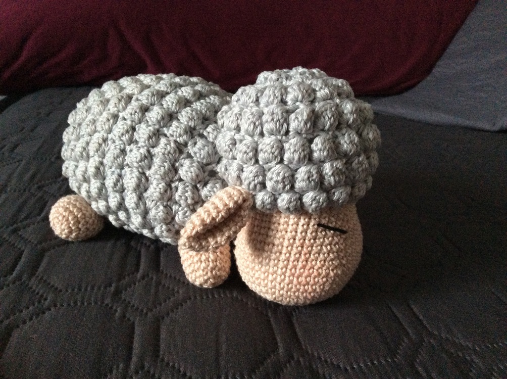 Häkelanleitung Schäfchen Frieda als Spieluhr, Amigurumi