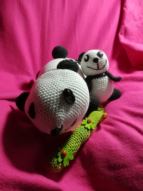 Panda „Babyglück“ - Häkelanleitung