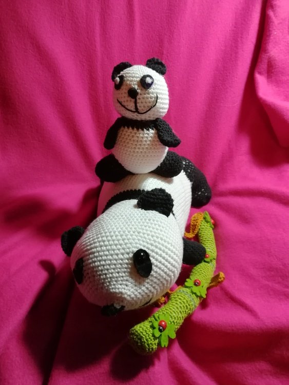 Panda „Babyglück“ - Häkelanleitung