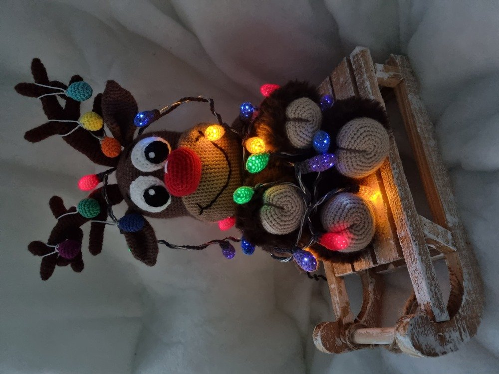 Crochet Pattern Stefan the Reindeer