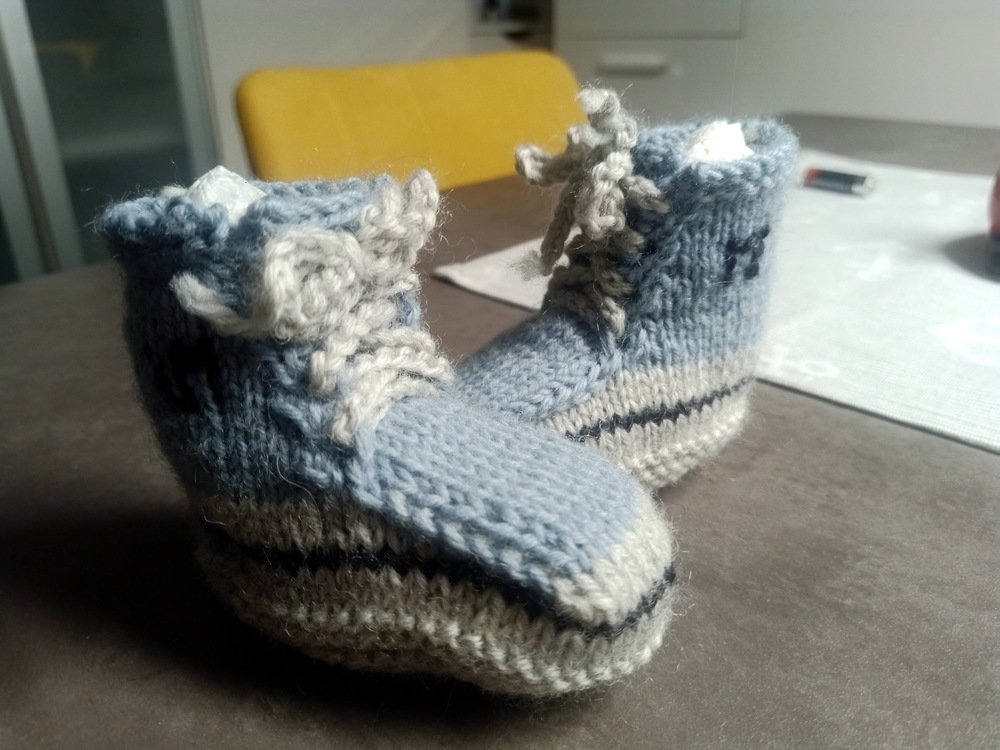 Strickanleitung Baby Booties