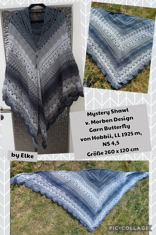 Crochet pattern Mystery shawl 2020