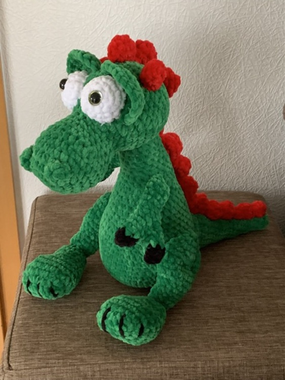 Crochet Pattern - Dino &quot;Bruno&quot;