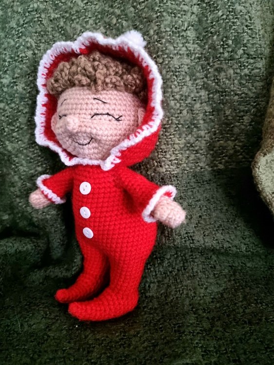 Häkelanleitung Weihnachtself Amigurumi Elf