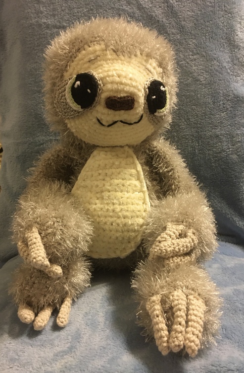 Lenny the Sloth Crochet pattern Amigurumi