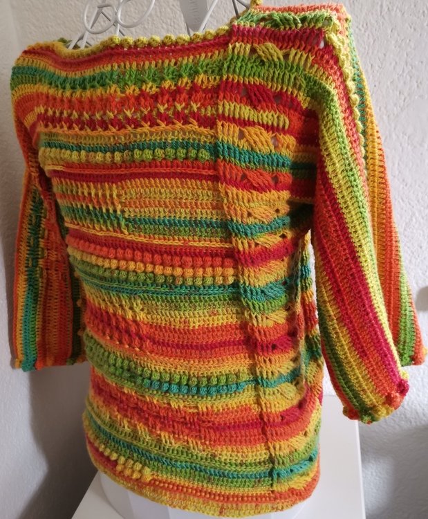 Patchy Pulli - Häkelpullover