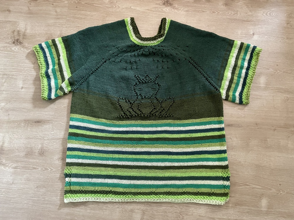 Knitting pattern Shirt &quot;frog prince&quot;