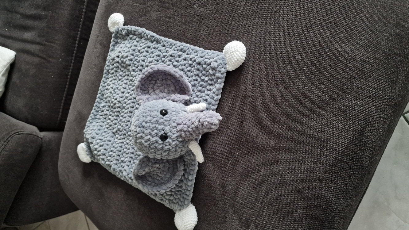 Crochet Pattern - Comforter Elefant (Cuddly Elefant)