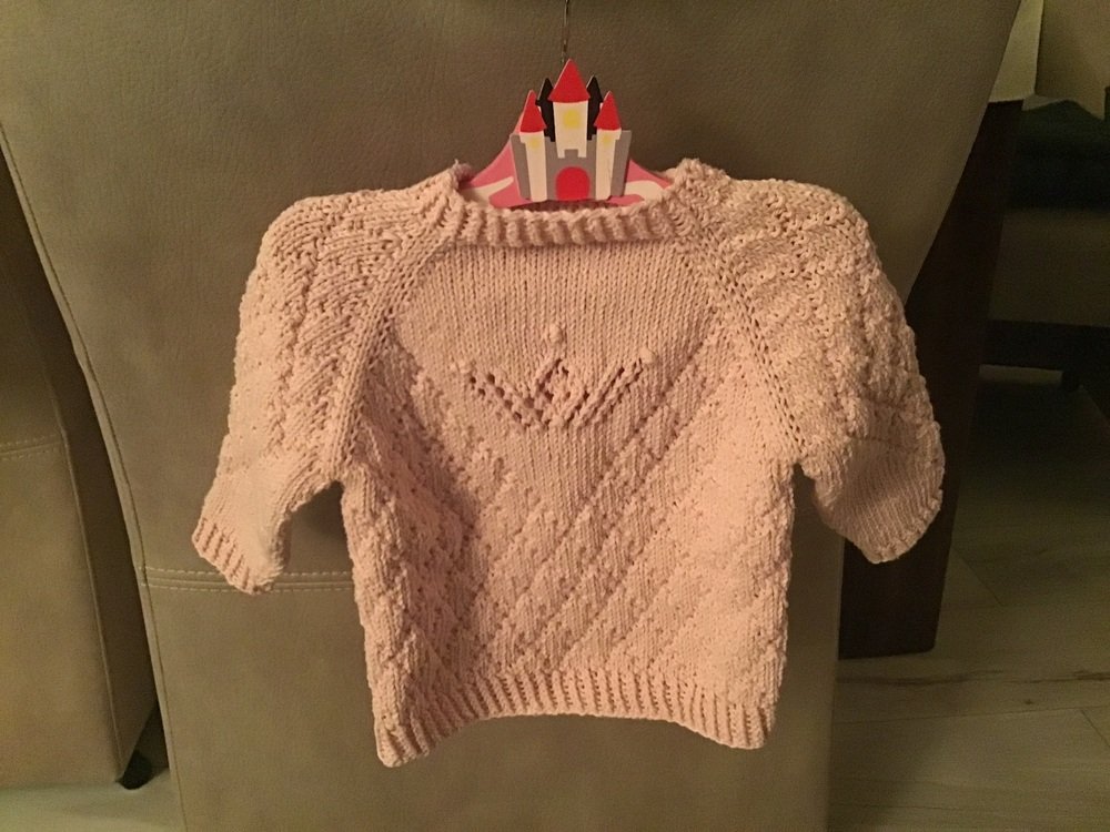 Knitting pattern sweater &quot;prince&quot; top down