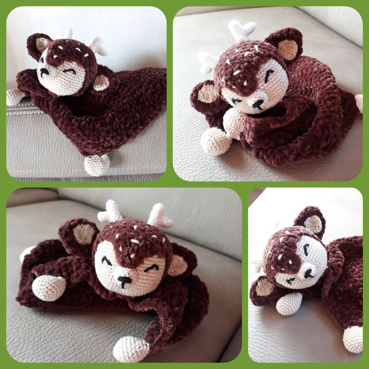 Crochet Pattern - Comforter Deer (Cuddly Deer)