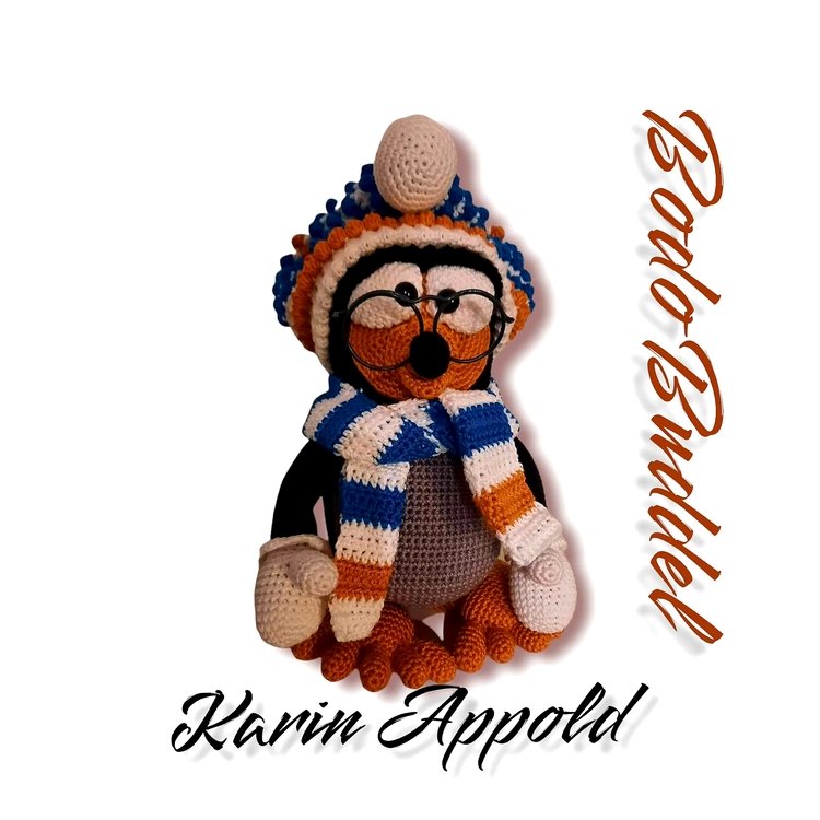 Crochet Pattern &quot; Bodo Buddel&quot; The little mole *Winter Edition*