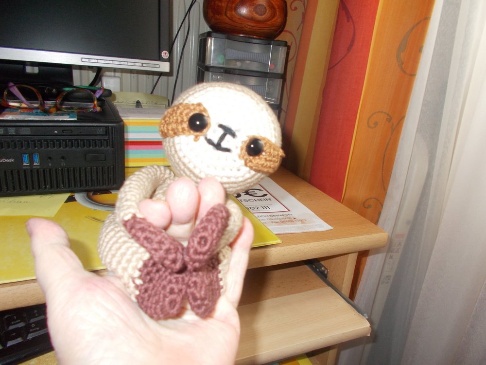 Crochet Pattern - Susi´s Mini Friends: Sloth &quot;Stoffl&quot;